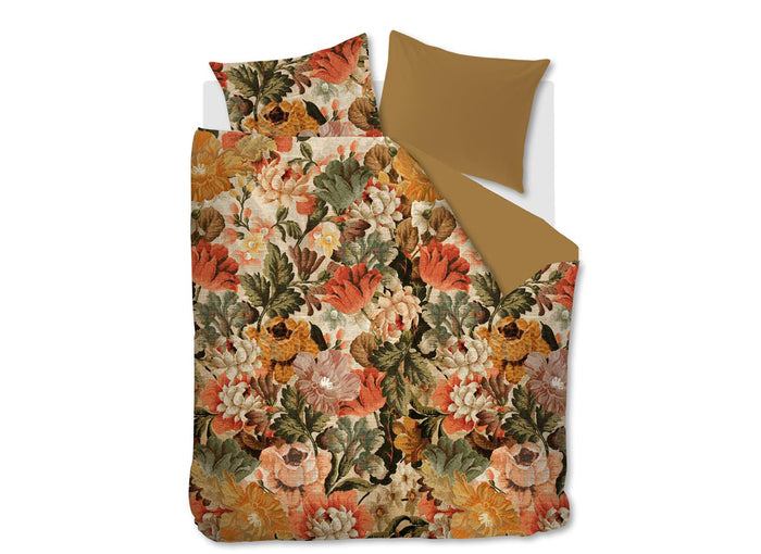 At Home dekbedovertrek Memory ochre - 2-persoons (200x200|220 cm incl.