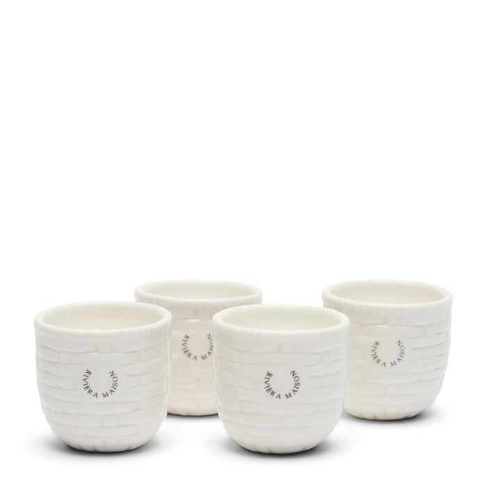 Riviera Maison Eierdopjes set van 4, Eierhouder - Lovely Ceramic