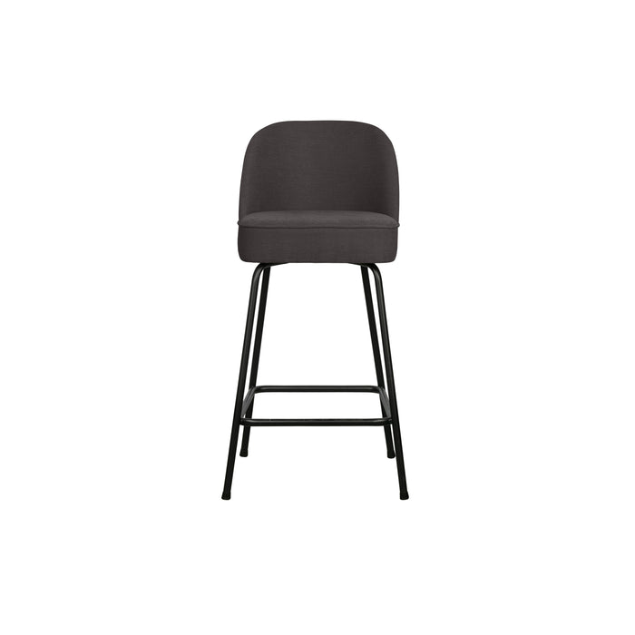 WOOOD Vogue Barkruk H 89 cm - Geweven Stof - Dark Grey