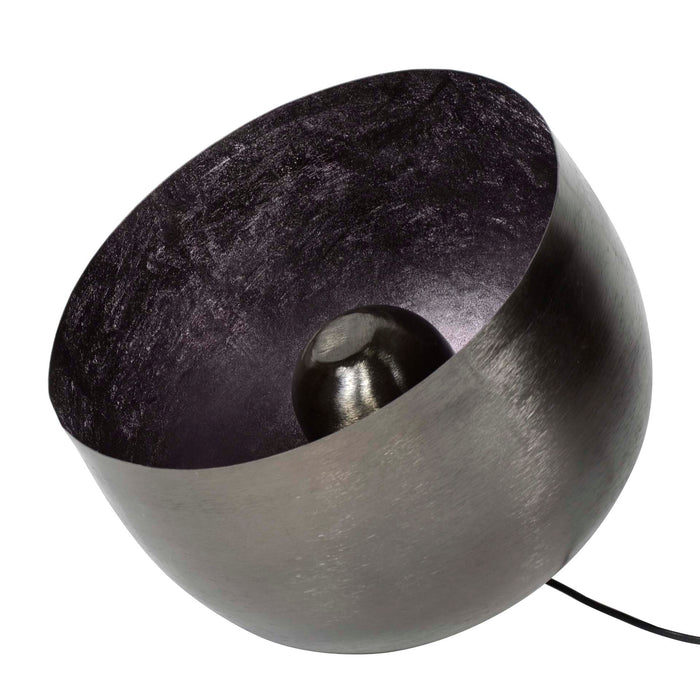 by fonQ Babet Tafellamp Ø 36 cm - Zwart Nikkel