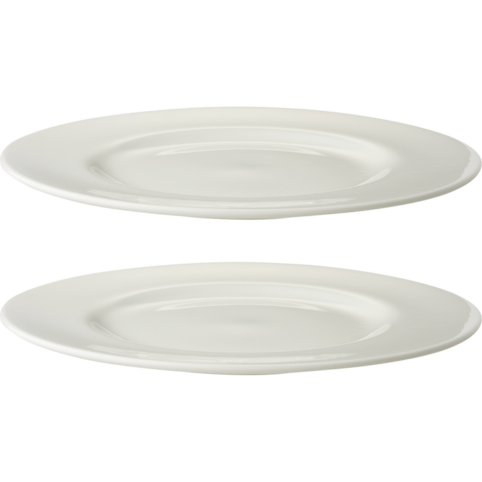 Maastricht Porselein Bord Lux 30 cm Offwhite Porselein 2 stuk(s)