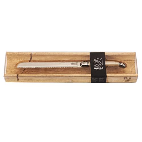 Laguiole Style de Vie Stokbroodplank met Broodmes Parelmoer