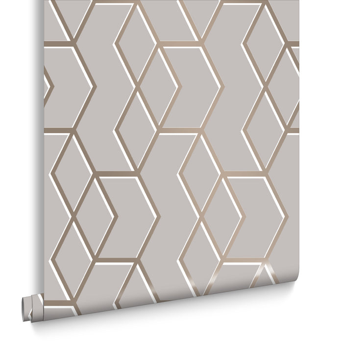 Graham & Brown vliesbehang Archetype Natural Taupe
