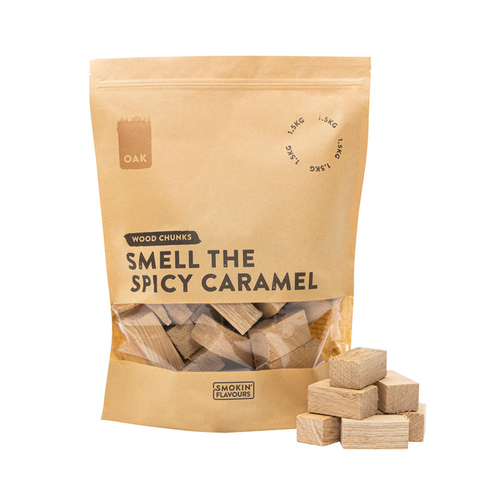 Smokin' Flavours - Smokin' Flavours rookchunks eik 1,5kg