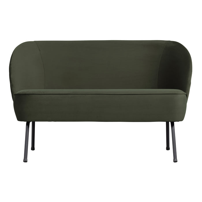 WOOOD Vogue 2-Zits Bankje - Velvet - Onyx - 68x110x65