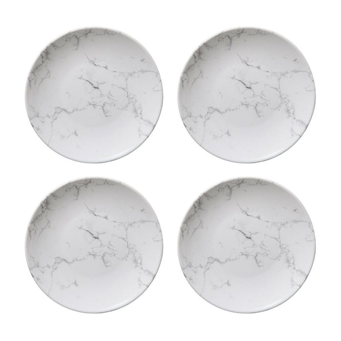 OTIX Gebaksbordjes Taart 4 stuks Wit 19cm Marmer