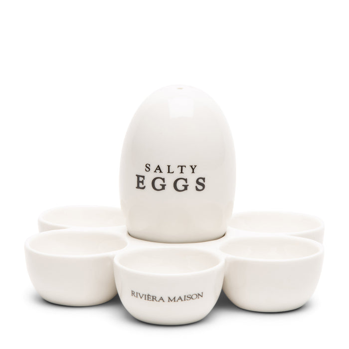 Riviera Maison Salty Eggs Egg Holder - 13.8x12.6x9.0 cm