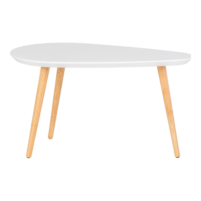 House Nordic Scanditable - Salontafel - wit blad - naturel poten - 70x
