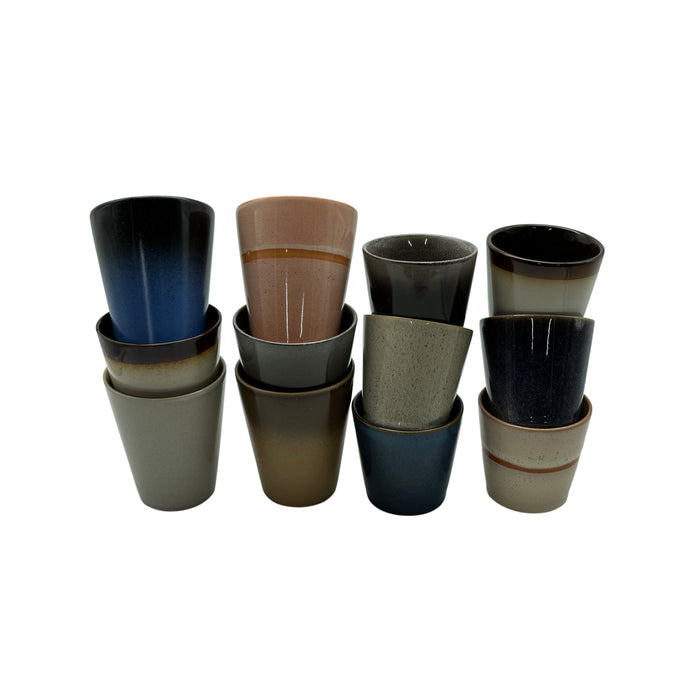 Kade 171 Earth koffiemok set van 12 200 en 310 ml