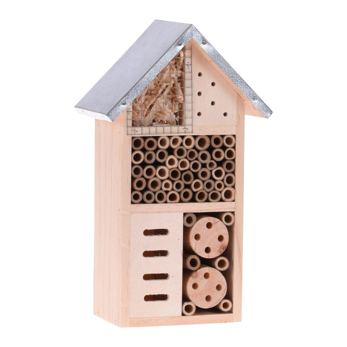 Orange85 Bijenhotel Insectenhotel Vlinderhuis Bruin 15x9x26 cm Hout...