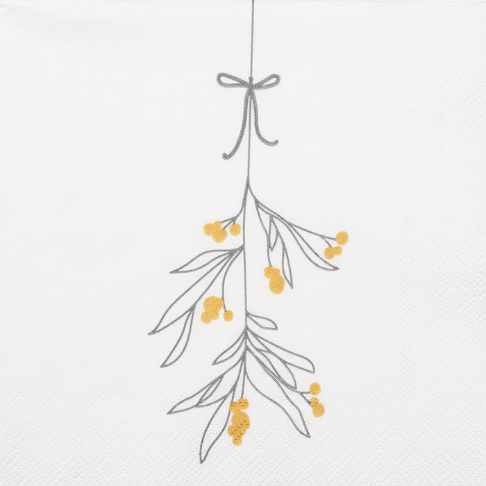 Räder papieren servetten mistletoe (33 centimeter x 33 centimeter)