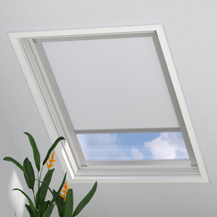 Dakraam Rolgordijn Trend Verduisterend White voor Velux: U08 | 8 | 808