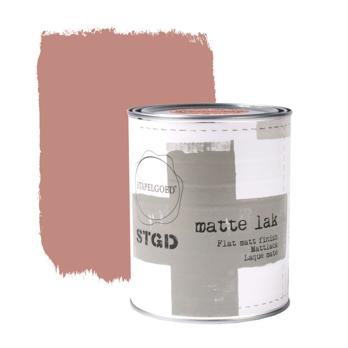 Stapelgoed | Matte Lak - Oud Roze - Melon - 1L