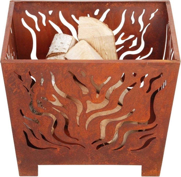 Esschert Design - Vuurkorf met 8kg ovengedroogd essenhout