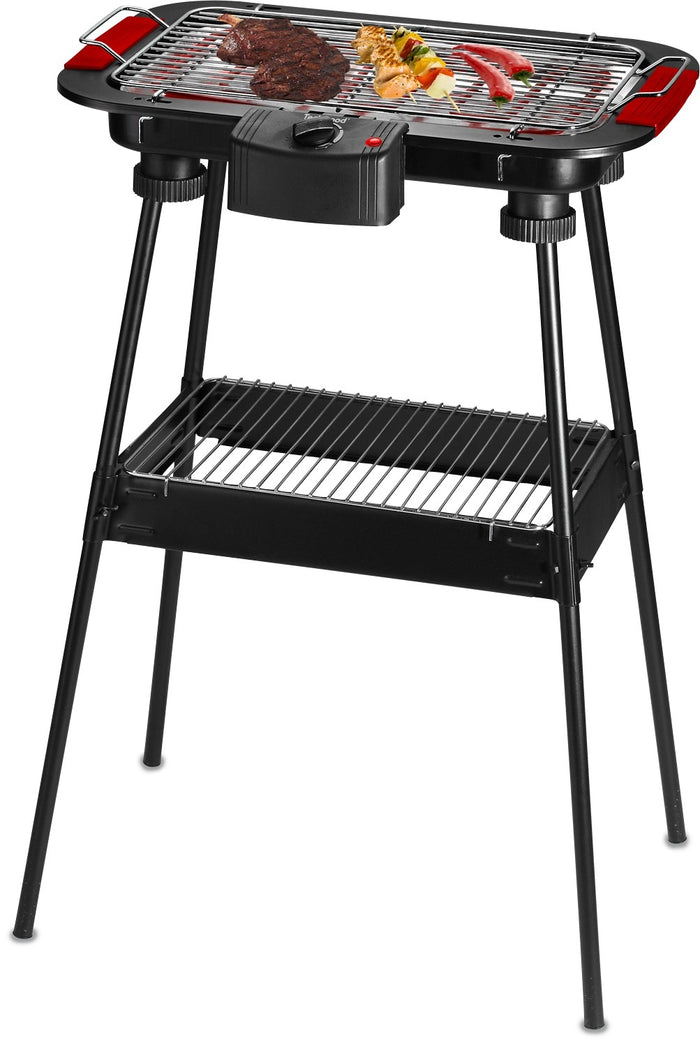 Techwood Elektrische Barbecue Op Statief - Tafelbarbecue 2-in-1