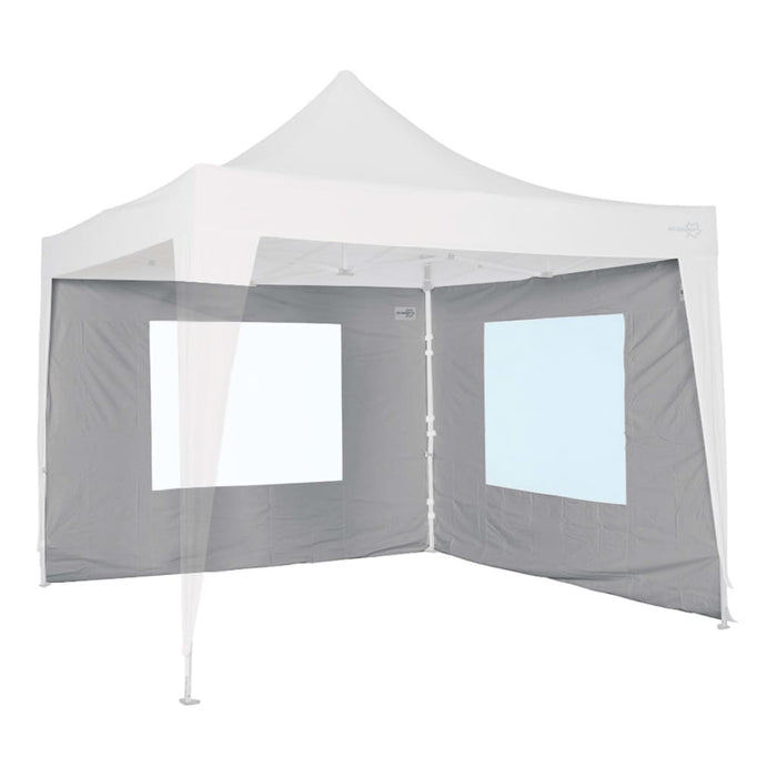 Bo-Camp Zijwand met raam voor partytent 3x3 m grijs