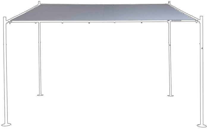 SORARA® Reservedoek voor Halve Milano 285 x 400 cm Grijs