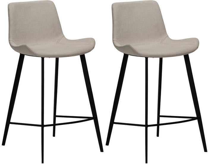 Dan-Form Hype Barkruk - Set Van 2 - Zithoogte 65 Cm - Stof Zand