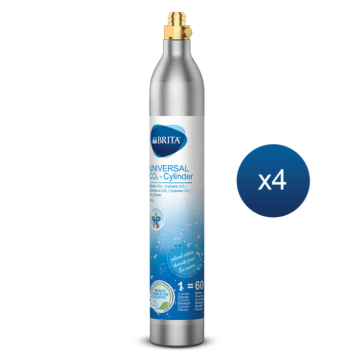 BRITA SodaOne Universele CO2 Cilinder Voor Bruiswatertoestel 4st.