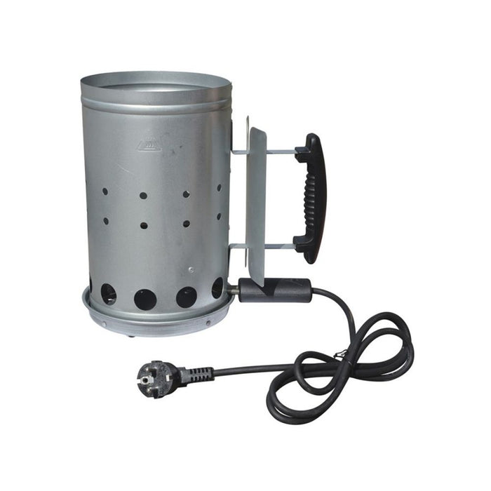 Orange85 Bbq Starter Aansteker Kolenbrander Elektrisch Zilver 27 cm...