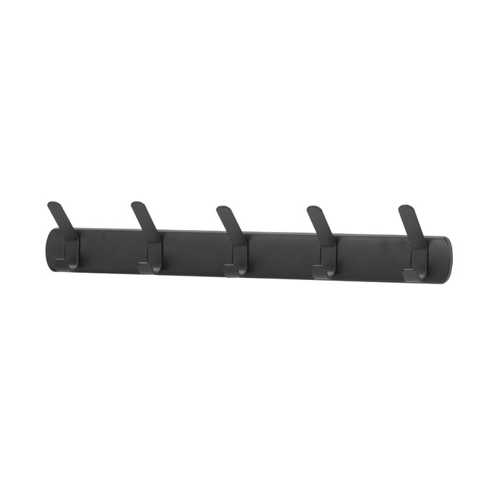 iDesign Kapstok wand - Zwart - Kapstok - 5 haken
