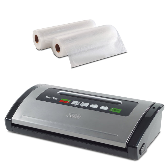 Solis Vac Plus 571 Vacumeermachine + 2 Vacuümrollen (20 x 600 cm)
