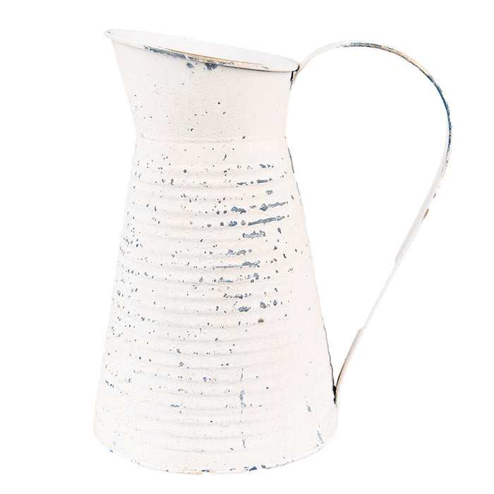 Clayre & Eef Decoratie Kan 20x15x24 cm Beige Ijzer Woonaccessoires