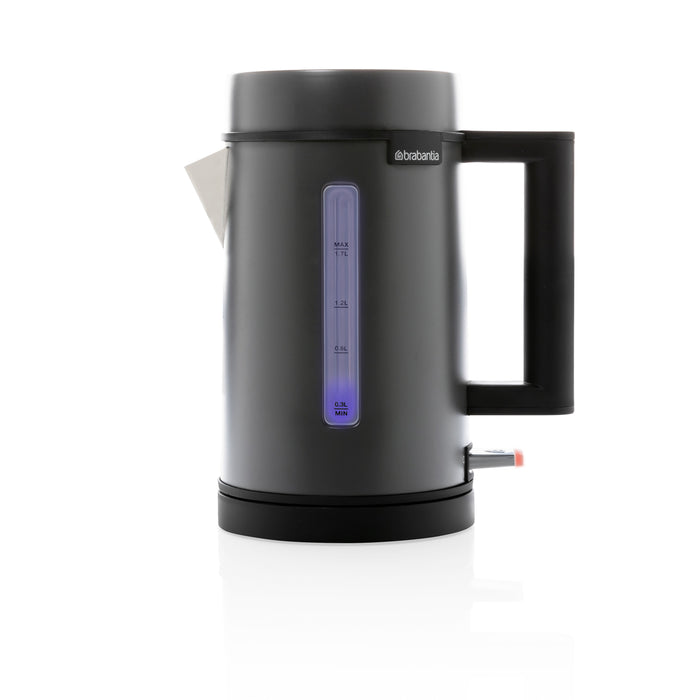 Brabantia D1S-6TGY Waterkoker - 1,7 Liter - LED-verlichting - Grijs