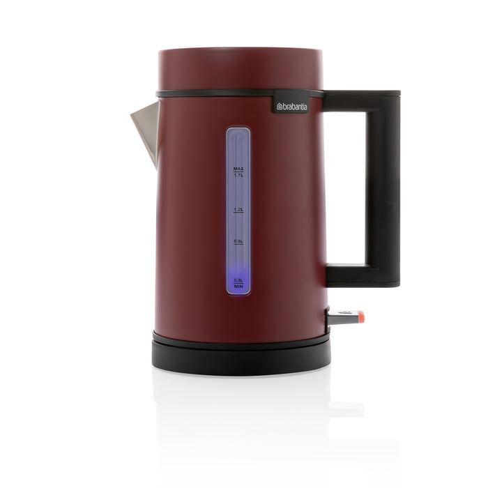 Brabantia D1S-6TRD Waterkoker - 1,7 Liter - LED-verlichting - Rood
