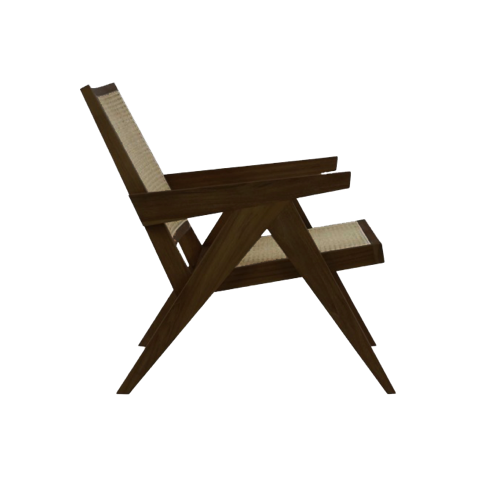 Aime Té Rotan Loungestoel - Pierre