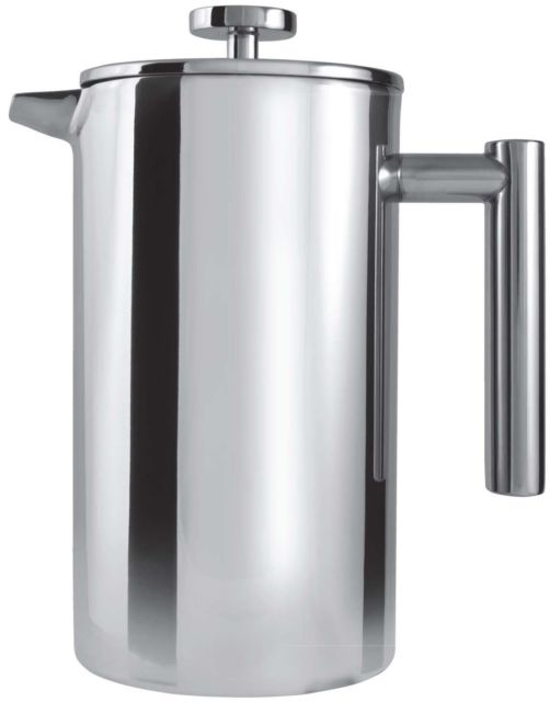 Cafè Ole - Dubbelwandige Cafetiere 6 Cup - Geborsteld - 0,8L - Café Ol