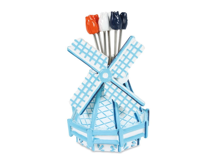 Party Prikker Set Molen Delfts Blauw - Boska