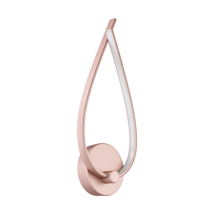 EGLO Palozza Wandlamp - LED - 42,5 cm - Rozegoud|Wit