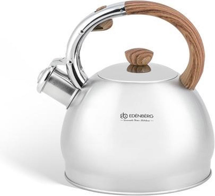 Edenberg Classic Line - Fluitketel RVS - 2.0 liter