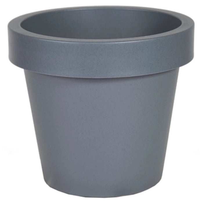 Mega Collections Plantenpot|bloempot - kunststof - grijs - D40 cm