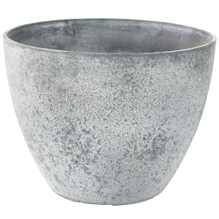 Ter Steege Plantenpot - betongrijs - kunststof - 22 x 17 cm