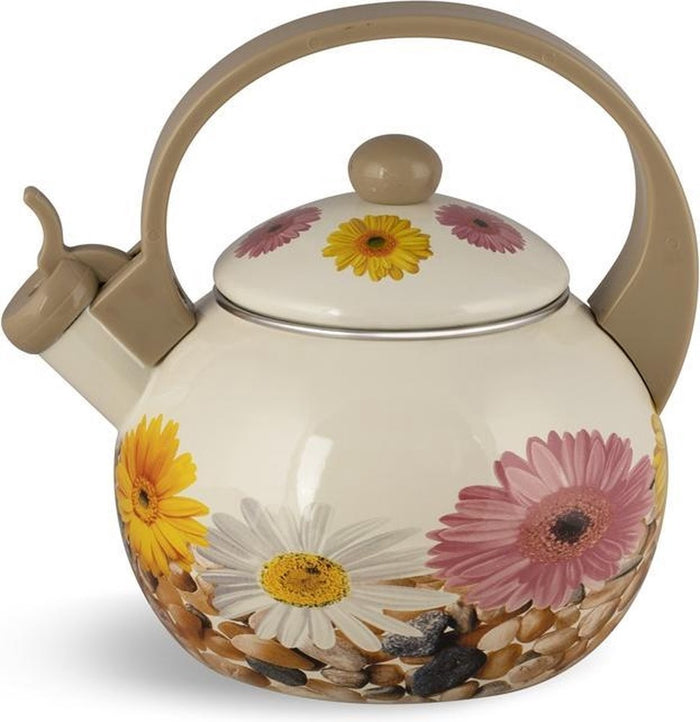 Edenberg Enamel Line - Retro Emaille Fluitketel - 2.2 liter
