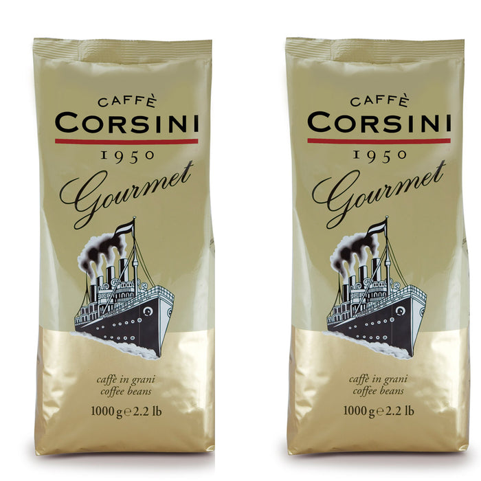 Caffè Corsini Gourmet koffiebonen 2 zakken à 1 kilo