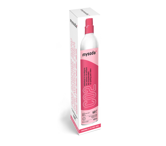 Mysoda Co2 cilinder- 425G|60L - geschikt voor alle bruiswatertoestelle