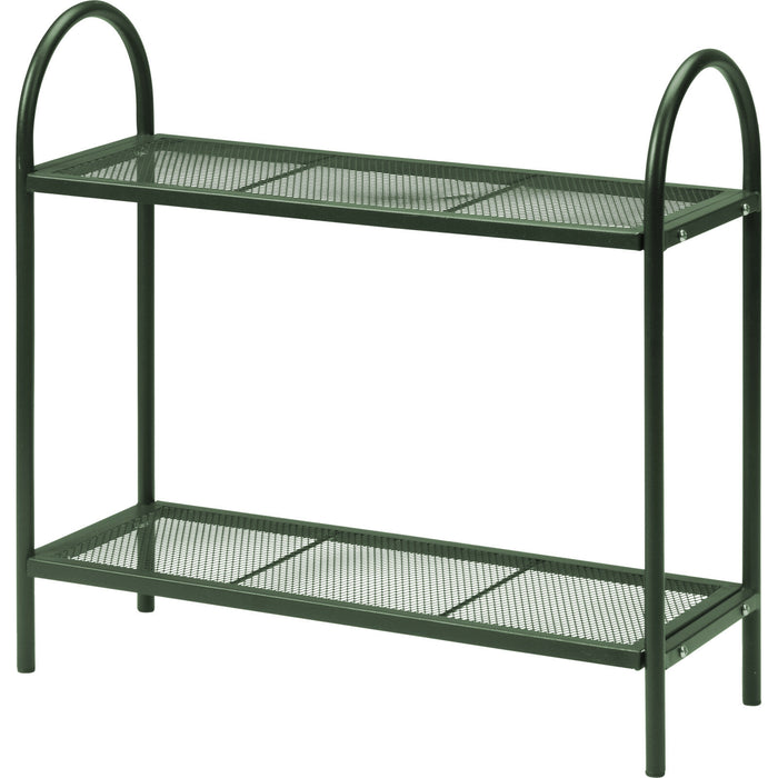 Pro Garden Plantenrek - groen - metaal - opvouwbaar - 60 x 22 x 58 cm