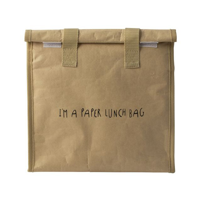 Gusta papieren lunch koeltas (26,5 x 30 x 14,5 centimeter)