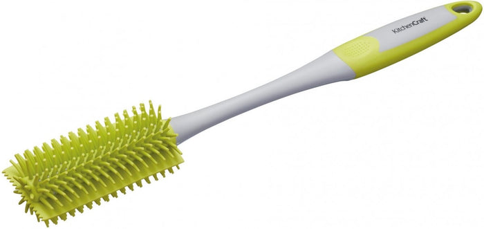KitchenCraft - Schoonmaakborstel Rond -Antibacterieel - Siliconen - Ki