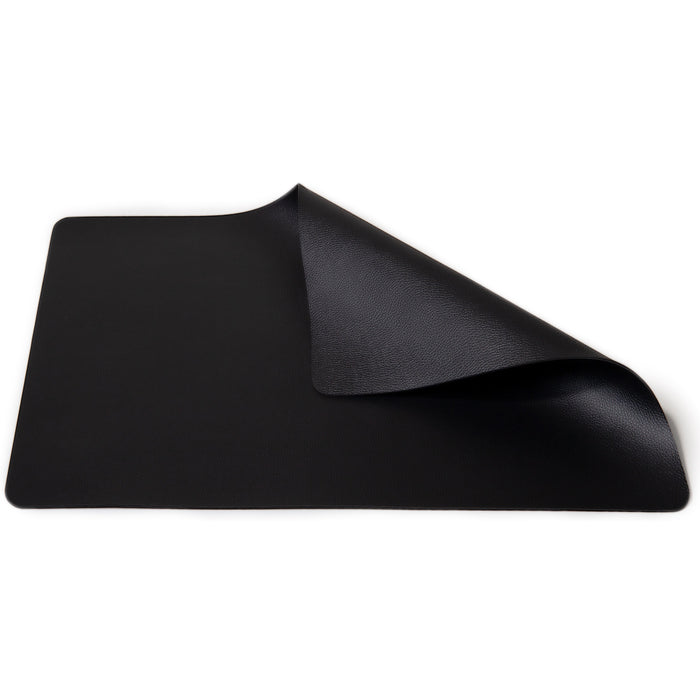 Jay Hill Placemats - Vegan leer - Zwart - 46 x 33 cm - 6 Stuks