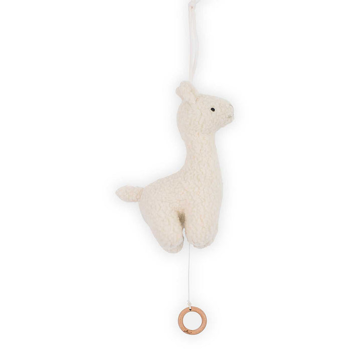 Jollein muziekhanger lama wit (20 centimeter x 14 centimeter)