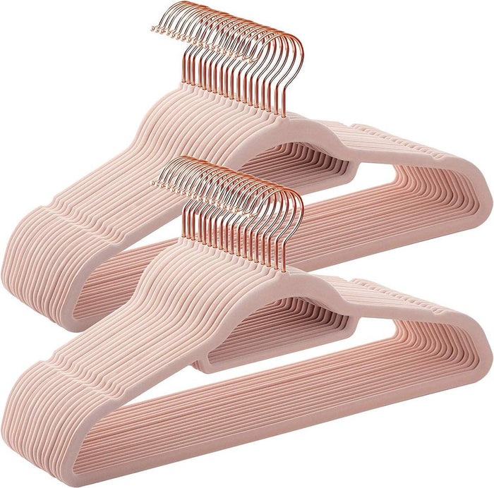 ACAZA Kledinghanger Roze en Goud - 50 st.