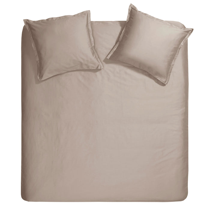 Cinderella dekbedovertrek Satijn - 260x200|220 cm - Taupe