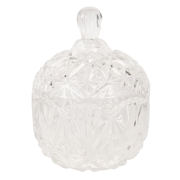 Clayre & Eef Glazen potje Ø 13x19 cm Glas