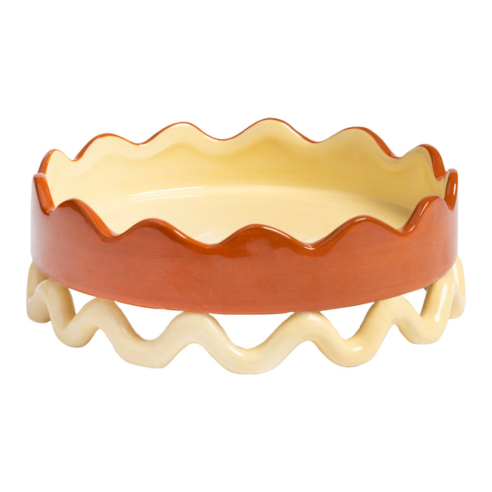 &k amsterdam Sway Schaal Ø 18 cm - Hazel