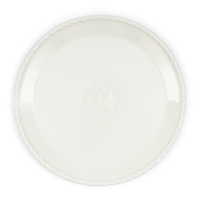 Riviera Maison Ontbijtbord wit, Plat bord - Elegant Twist - Porselein