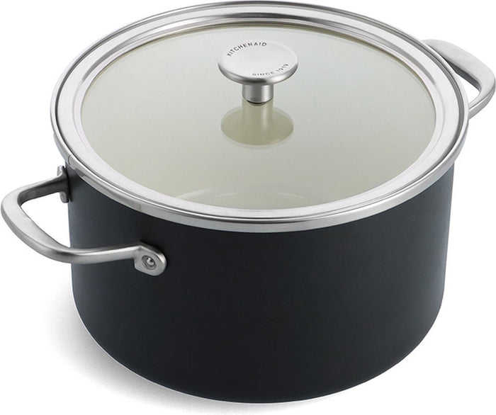 KitchenAid Steel Core Soeppan mat zwart 24cm